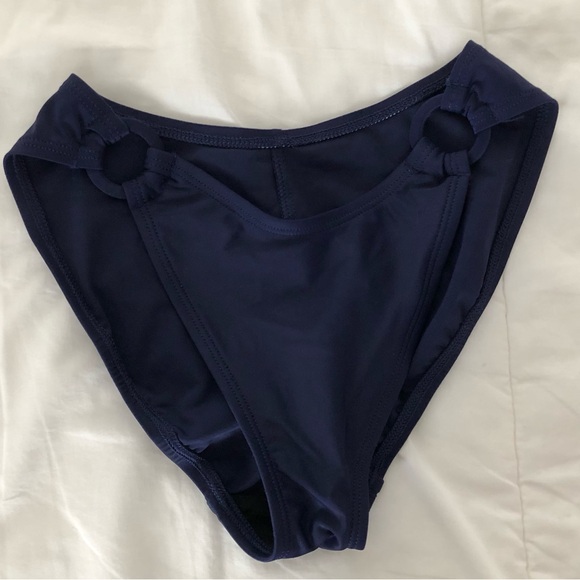 La Blanca Other - La Blanca Bikini Bottoms O-Ring Navy Blue Size 4